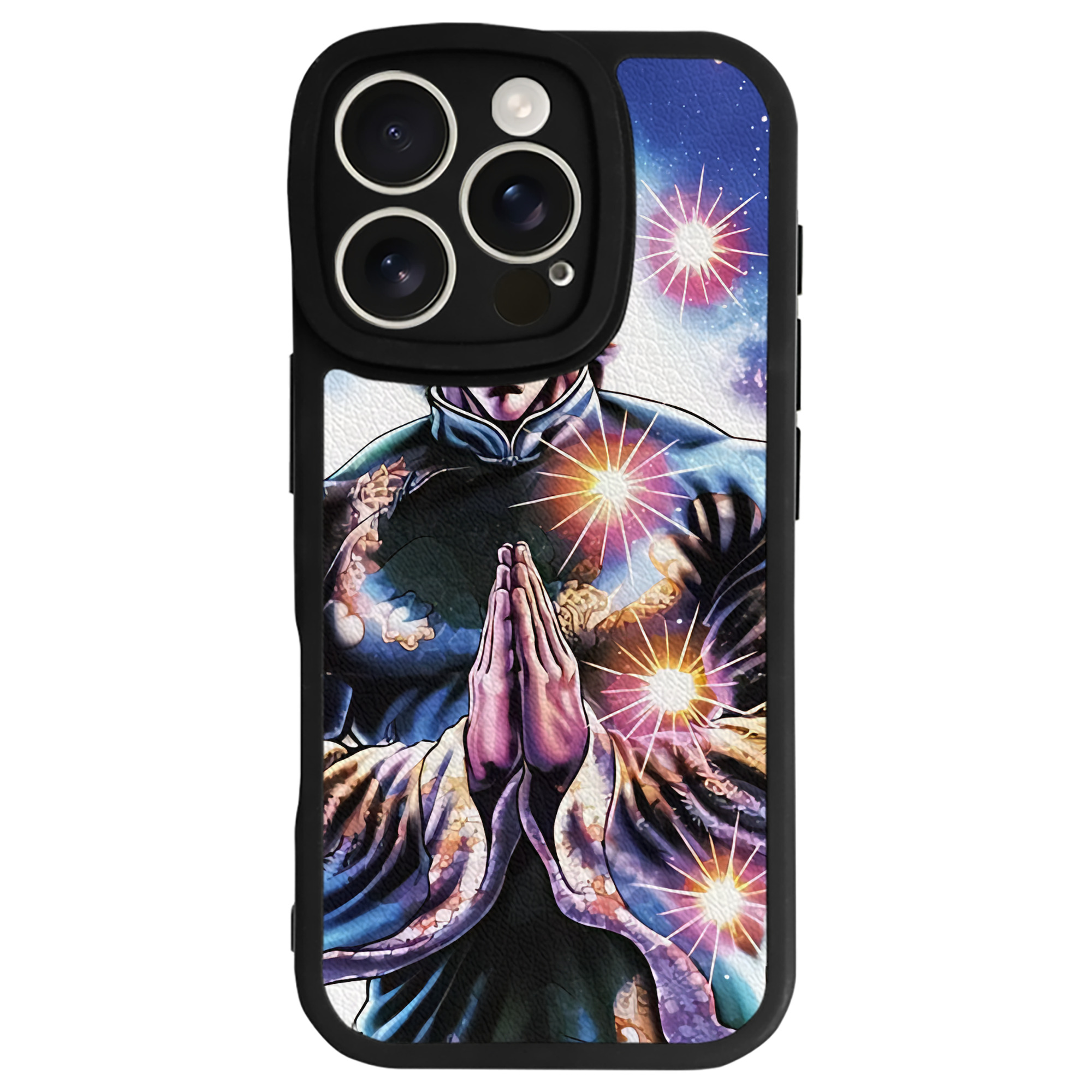 （画像用） 北斗の拳 Fist of the North Star 【iPhone 16シリーズ対応】シリコンスマホケース（レザー調） 材質：シリコン